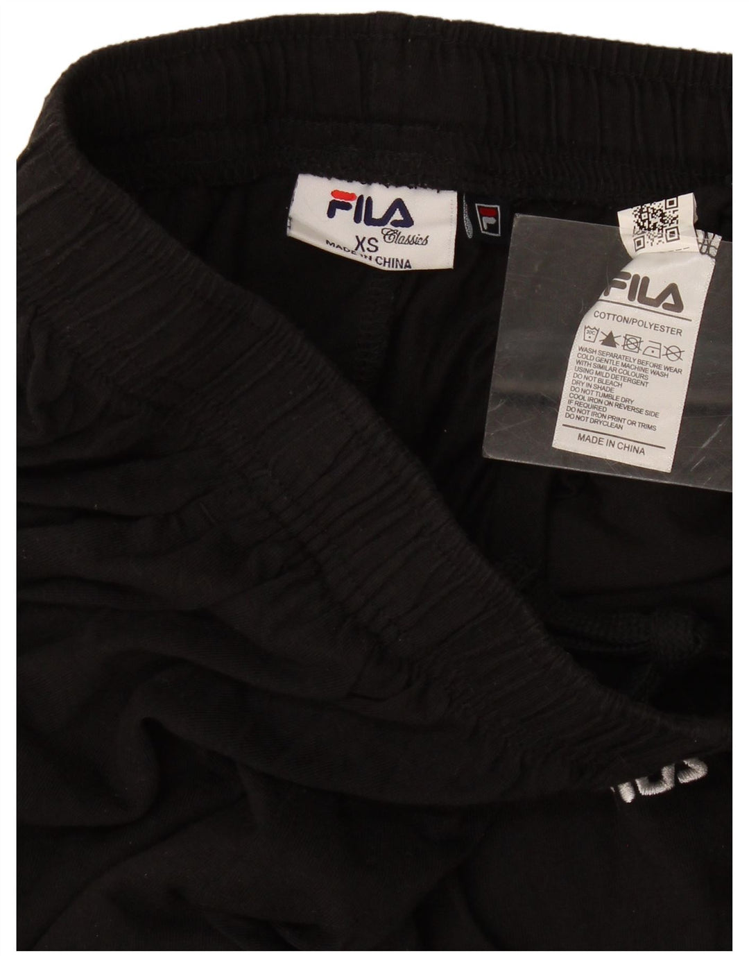 Fila Pantalon De Survêtement XS Noir Coton Homme