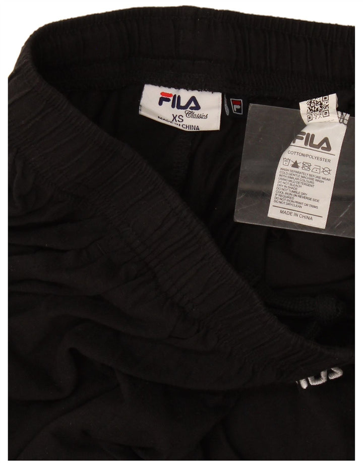 Fila Pantalon De Survêtement XS Noir Coton Homme