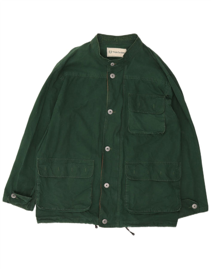 SERGIO TACCHINI Veste utilitaire pour homme UK 42 XL Coton vert