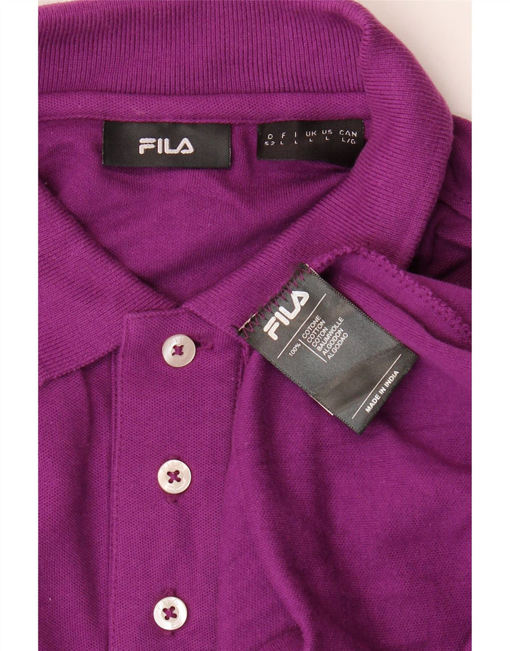 FILA Polo Homme Grand Violet Coton