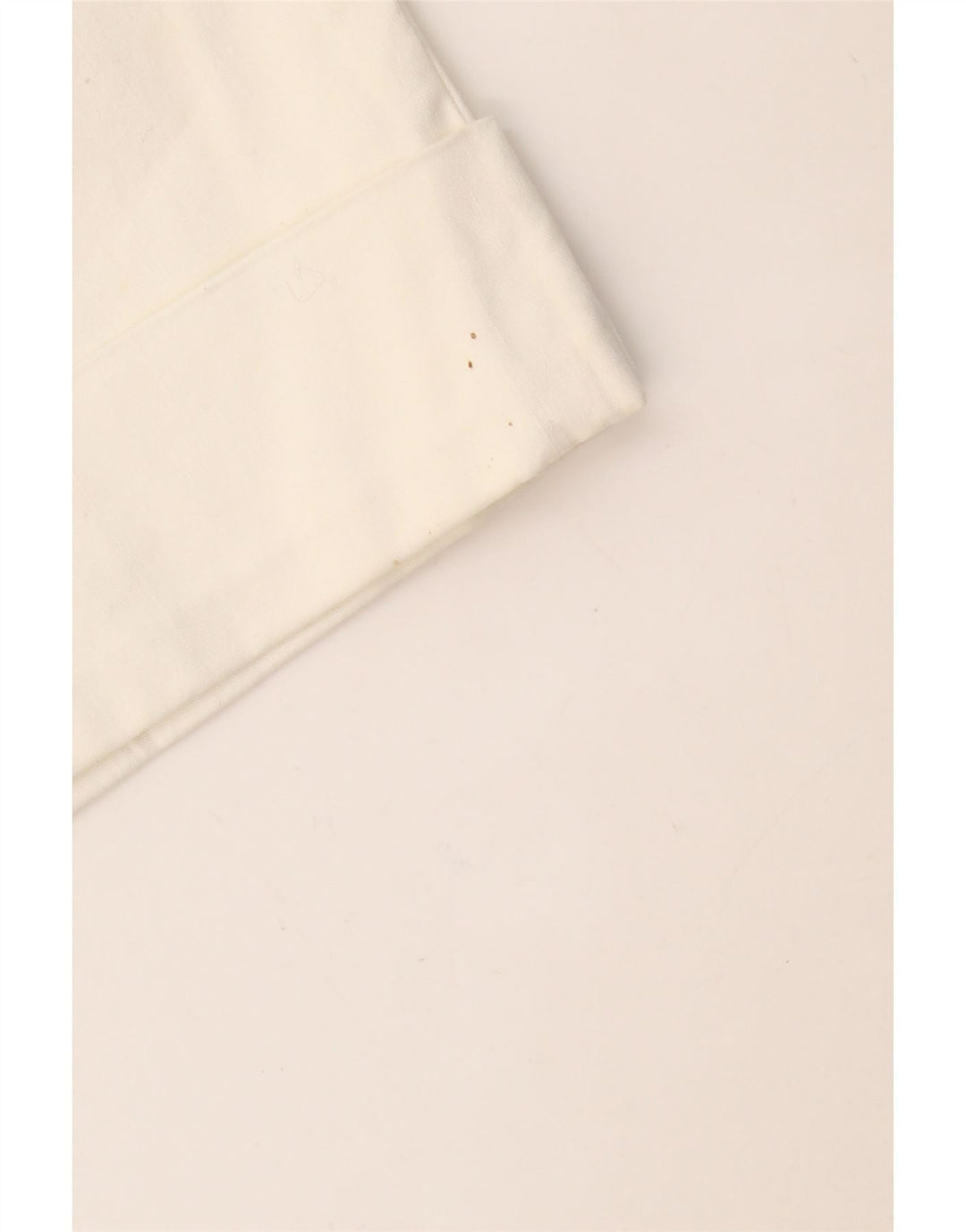 CALVIN KLEIN Pantalon Capri Slim pour Femme US 12 Large W34 L19 Blanc Cassé