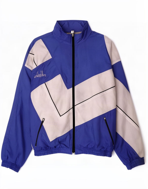 Uhlsport Veste de Survêtement Homme Small Bleu Colorblock