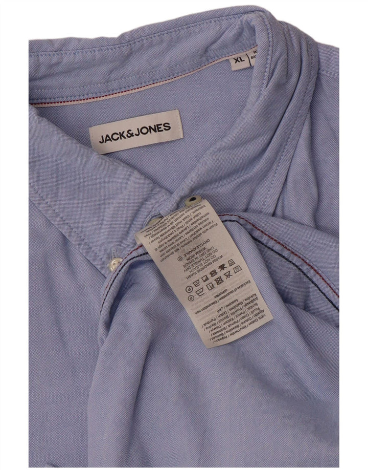 Jack & Jones Chemise Homme XL Bleu Coton
