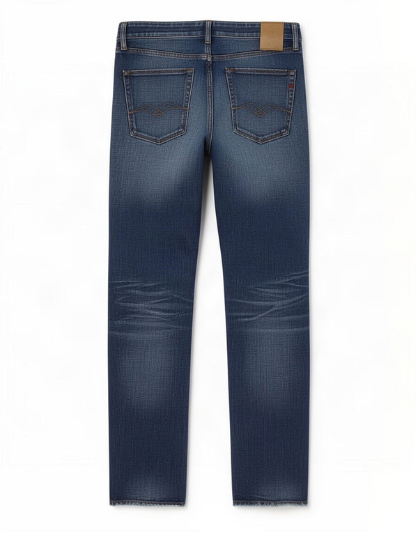 Replay Jean Slim Homme W32 L32 Bleu Coton