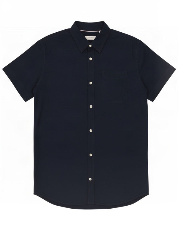Jack & Jones Chemise à manches courtes pour homme Large Bleu marine Coton
