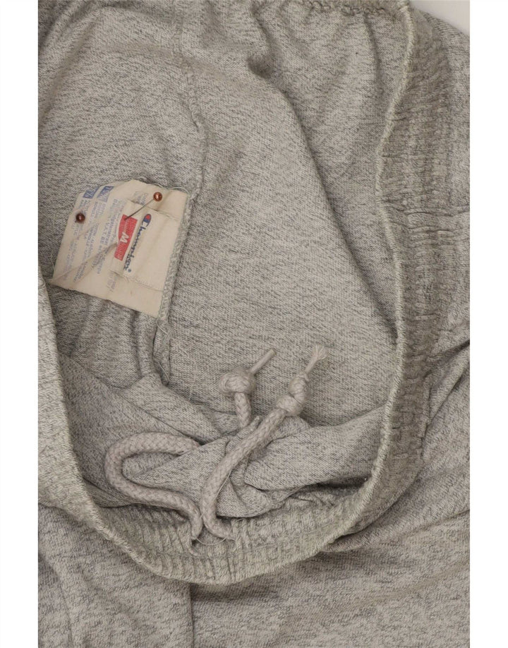 Champion Short de Sport Homme Gris Moyen Chiné Coton