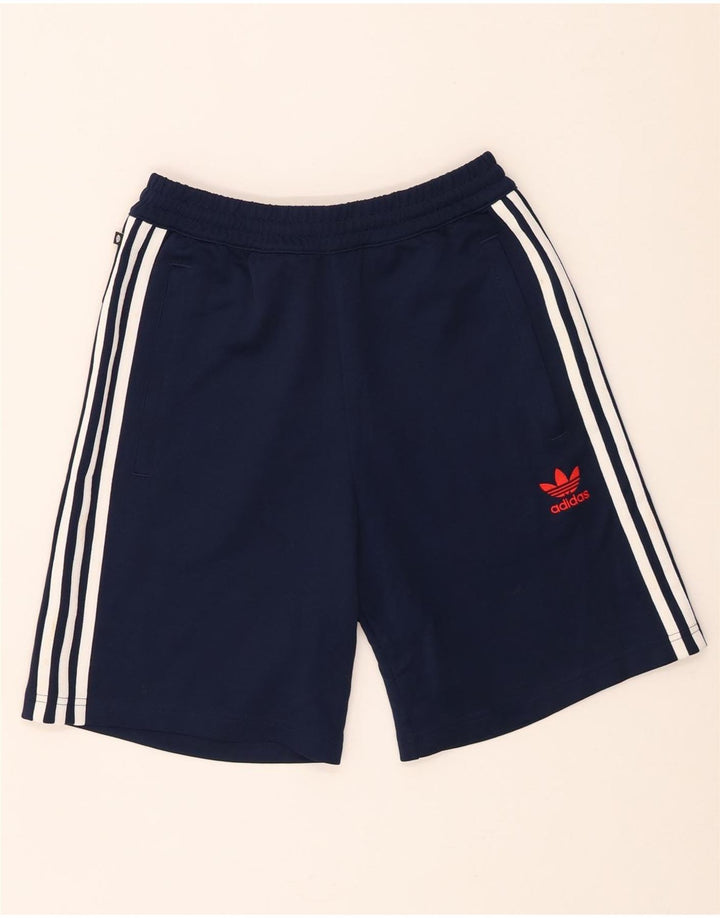 Adidas Short de sport pour homme Petit bleu marine Polyester