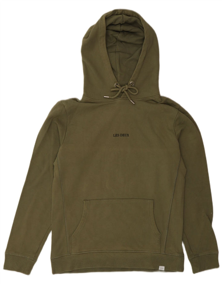 Les Deux Pull à capuche pour homme Petit Kaki Coton