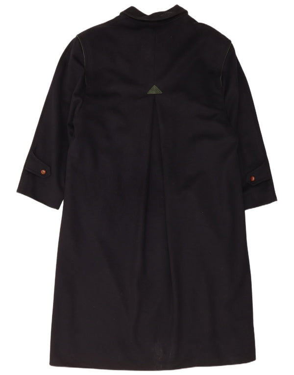 Zeiler Manteau Homme UK 40 Large Bleu Marine Laine Vierge