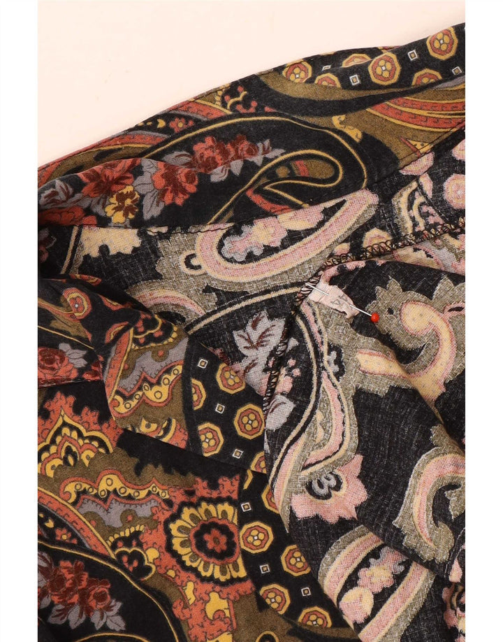Blouse chemise femme vintage IT 44 Medium Multicolore Paisley
