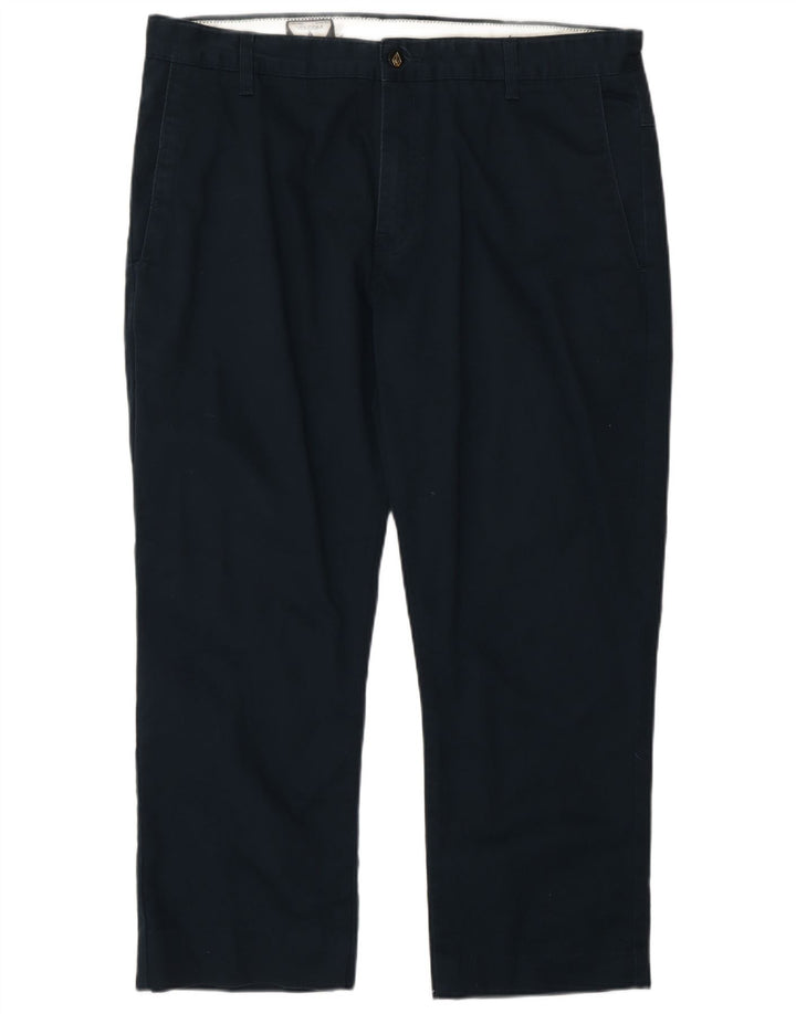 Volcom Pantalon Chino Droit Homme W36 L26 Bleu Marine