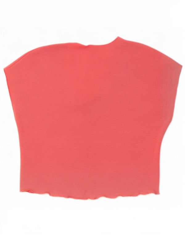 Zara Femme Chemisier Top UK 14 Rose Moyen