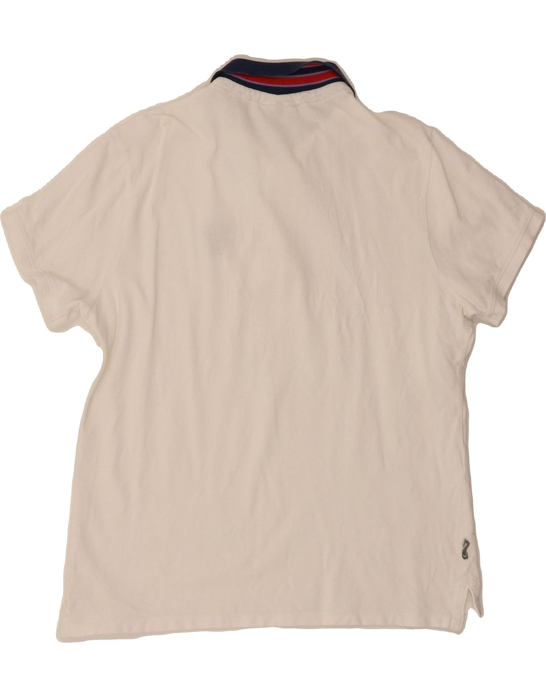 BLAUER Mens Polo Shirt Large White Vintage Blauer and Second-Hand Blauer from Messina Hembry 