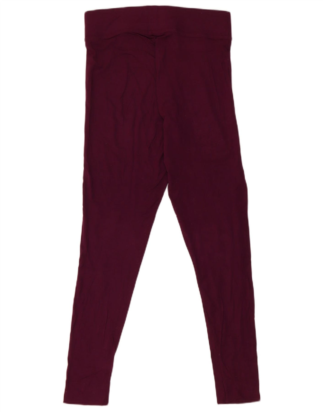 Marks & Spencer Leggings Femme UK 10 Small Viscose Bordeaux