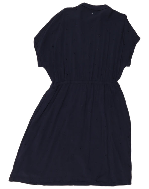 Joules Robe trapèze pour femme UK 18 XL Bleu marine Viscose