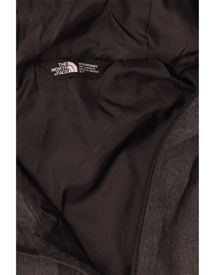 The North Face Veste de pluie à capuche pour homme UK 36 Small Gris Polyester