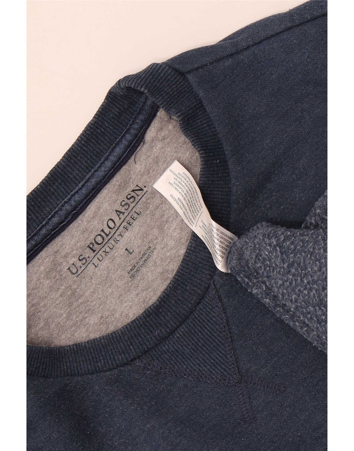 U.S. Polo Assn. Sweat-Shirt Homme Grand Bleu Coton