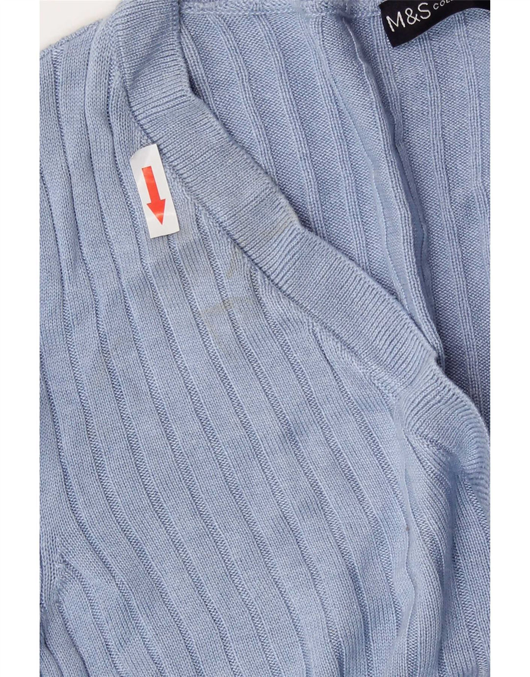 Marks & Spencer Chemisier court pour femme UK 12 Bleu moyen Viscose