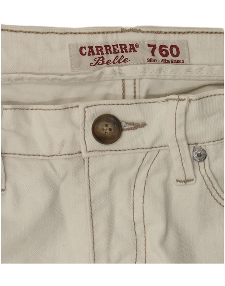 CARRERA Femme Jean Slim W30 L30 Blanc