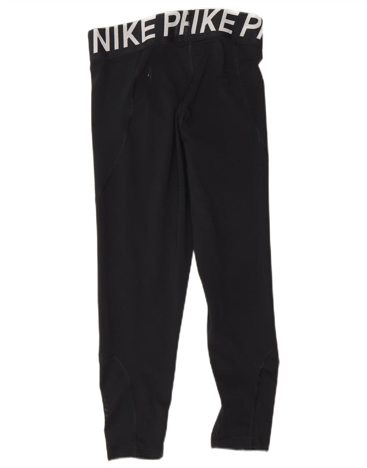 Nike Legging Capri Dri Fit Graphic pour femme UK 10 Petit Noir