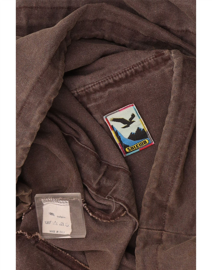 SALEWA Veste utilitaire pour hommes UK 42 XL Gris Colorblock Coton
