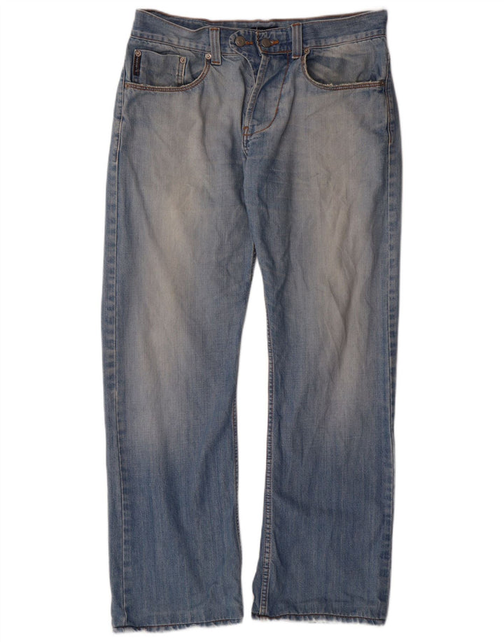 Armani Jean droit homme W33 L30 bleu coton