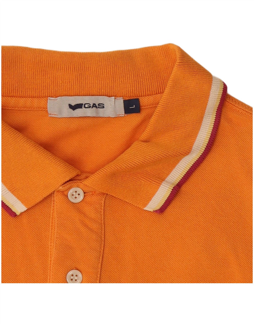 Gas Polo Homme Grand Orange