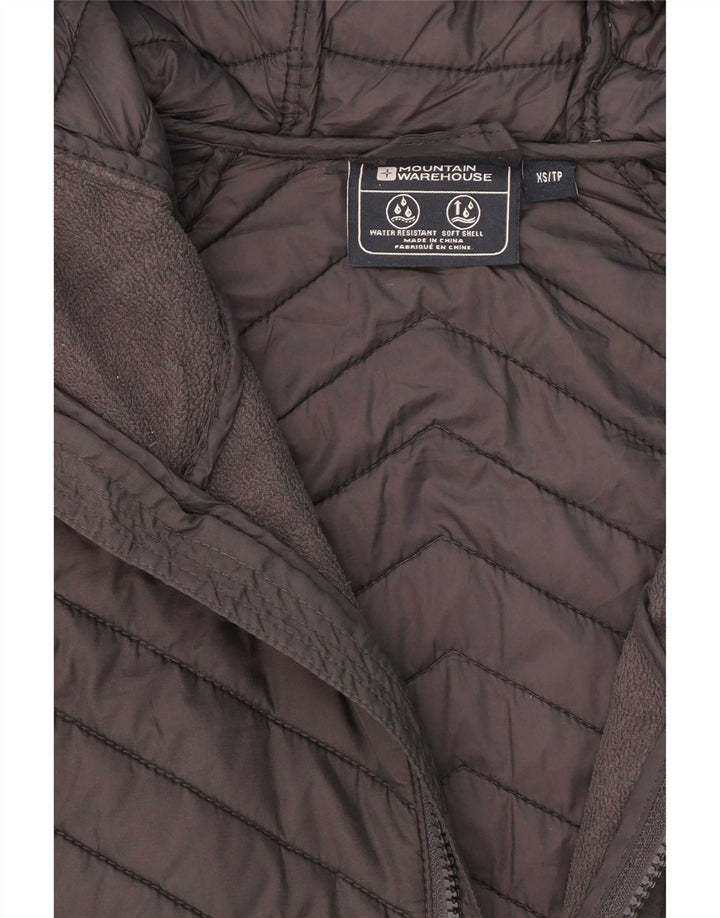 Mountain Warehouse Veste matelassée à capuche pour homme UK 34 XS Gris Polyester
