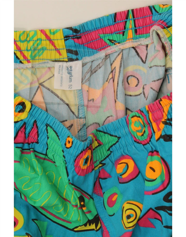 Aquarium Short de Bain Graphique Homme IT 52 Grand Multicolore Géométrique