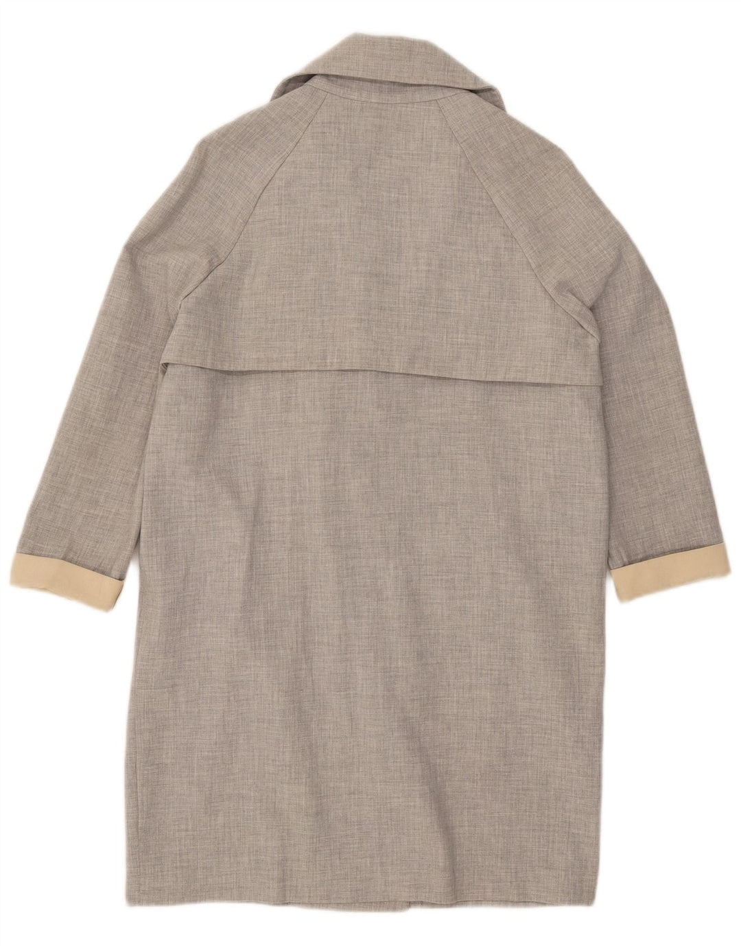 Topshop Trench-Coat Oversize Femme UK 8 Petit Gris Polyester