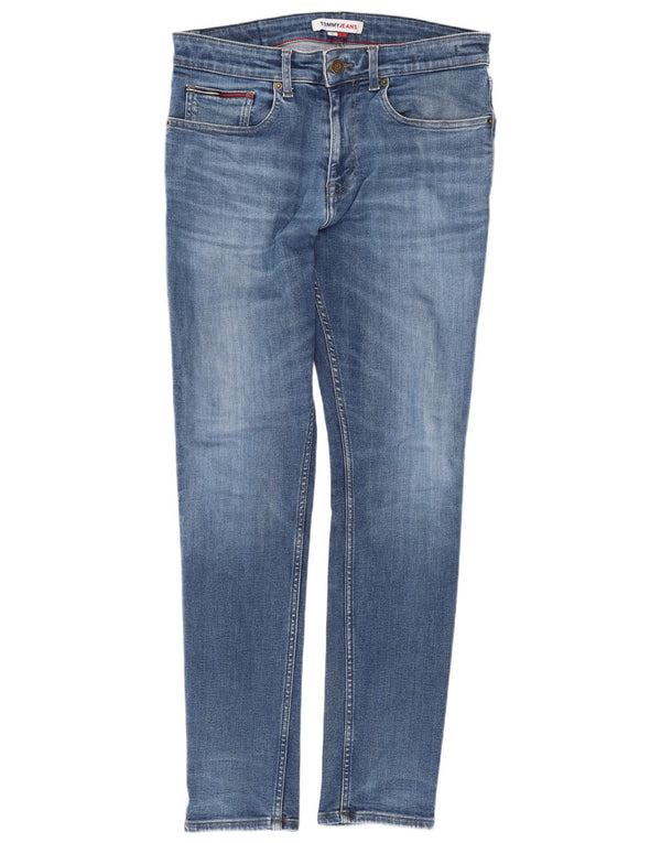 Tommy Hilfiger Jean Slim Homme W31 L32 Bleu Coton