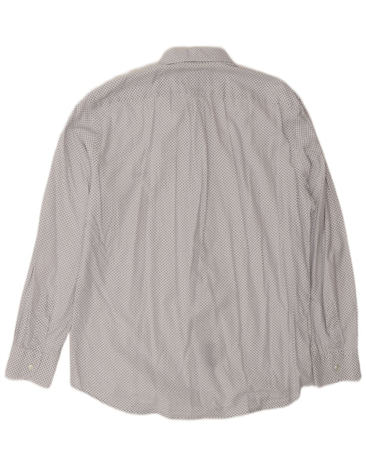 Harmont & Blaine Chemise Regular Fit Homme Bleu Moyen à Pois Coton