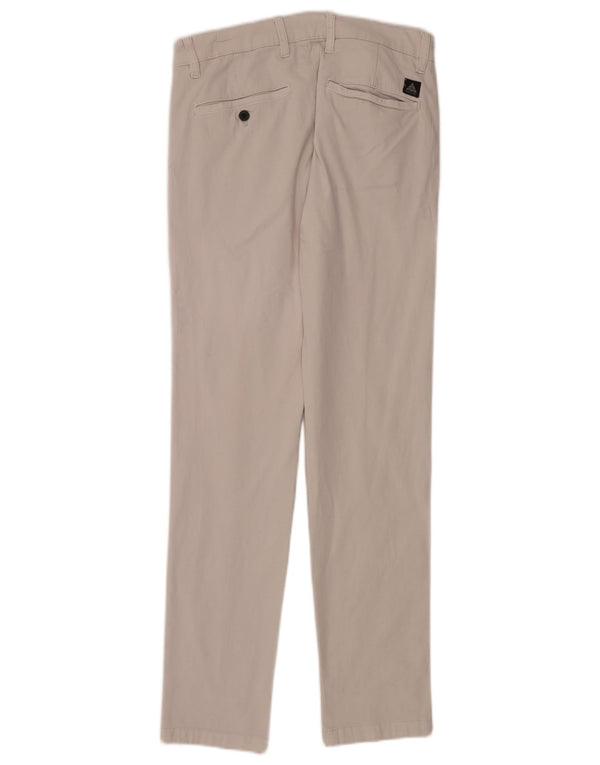 Zara Mens Slim Chino Trousers EU 40 Medium W31 L30 Off White