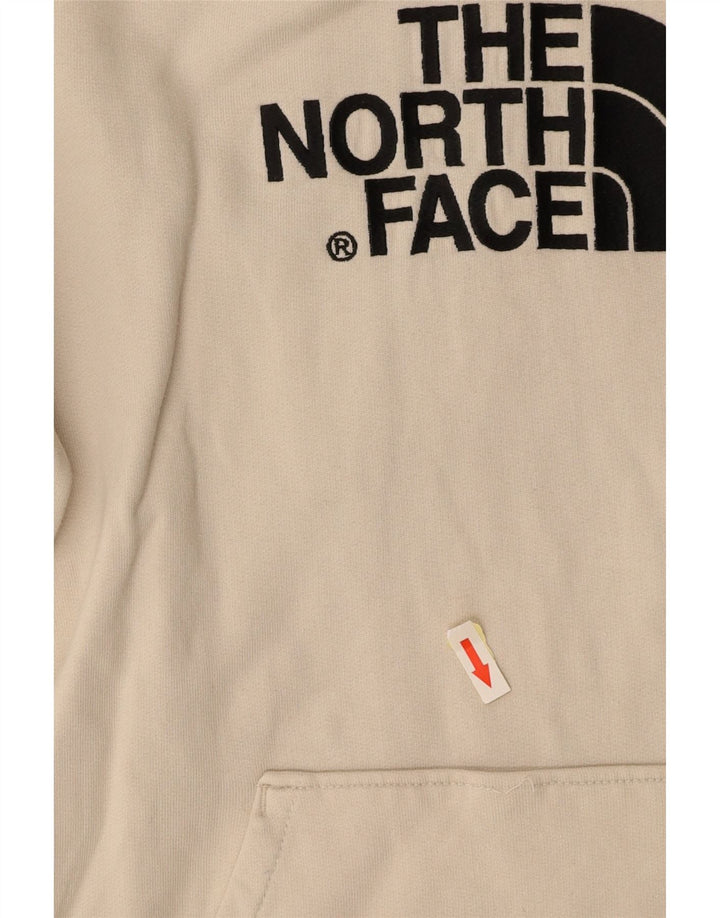 THE NORTH FACE Pull à capuche graphique pour femme UK 10 Petit coton blanc cassé