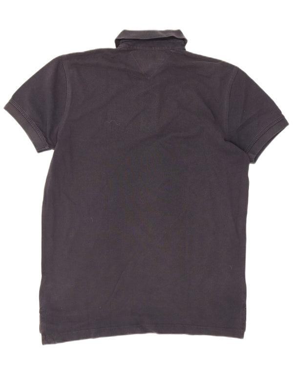 Tommy Hilfiger Polo Homme Petit Bleu Marine Coton