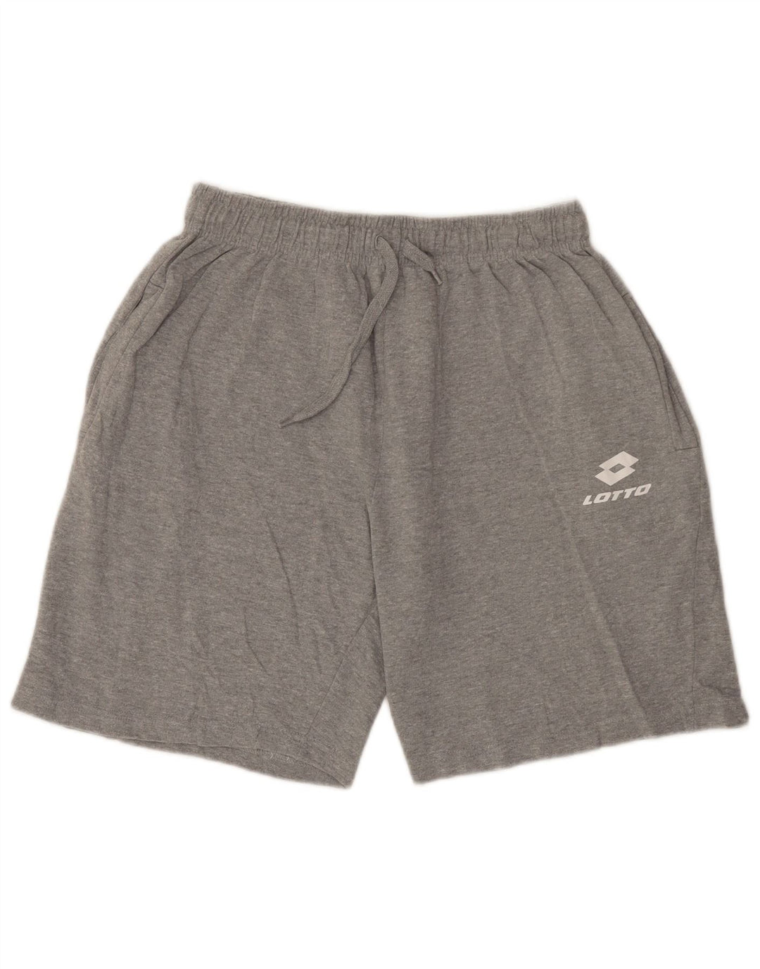 Lotto Short de Sport Homme XL Gris Coton