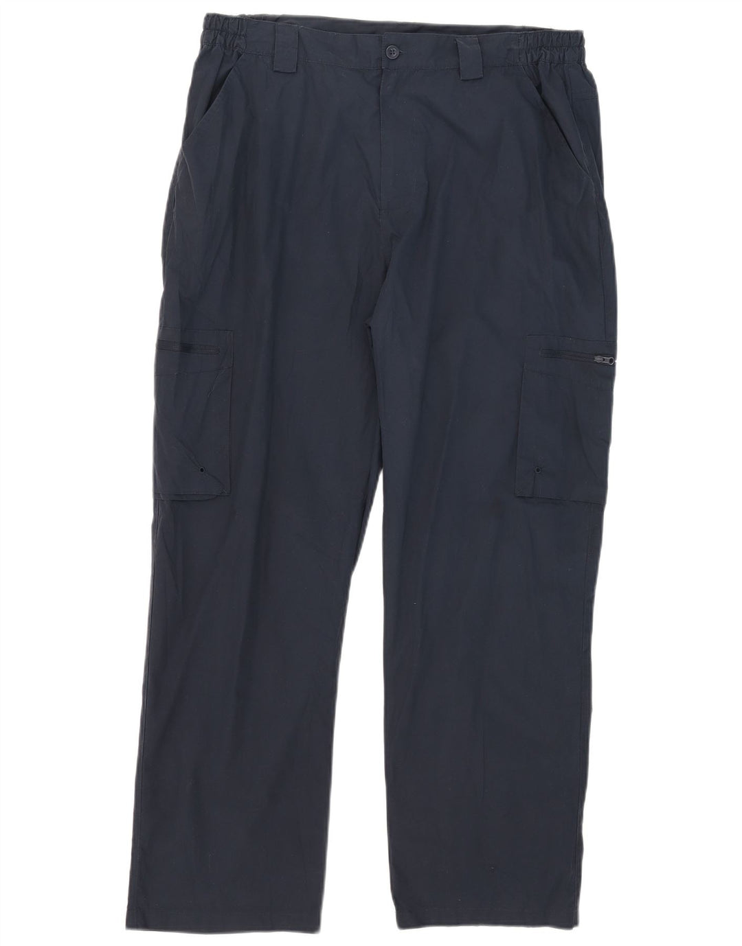 Mountain Warehouse Pantalon Cargo Droit Homme W36 L29 Bleu Marine Polyester