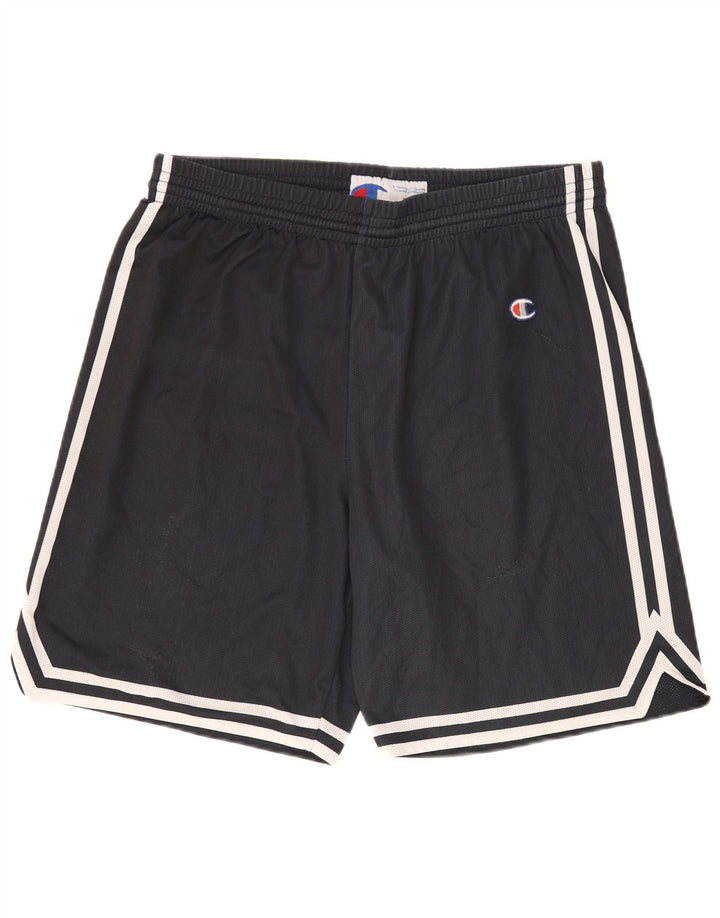 Champion Short de Sport Homme XL Bleu Marine Polyester