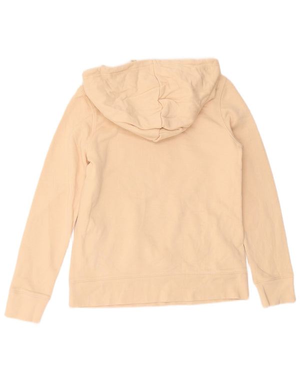Adidas Pull à capuche surdimensionné graphique pour femme UK 6 XS Coton beige