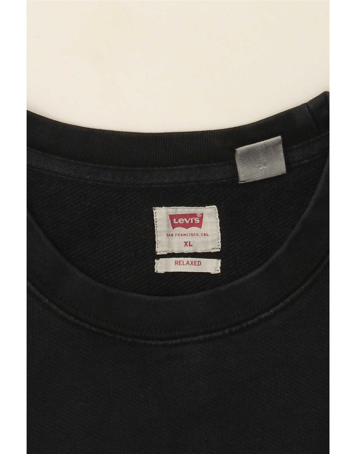 Levi's Sweat-Shirt Coupe Relax Homme XL Noir