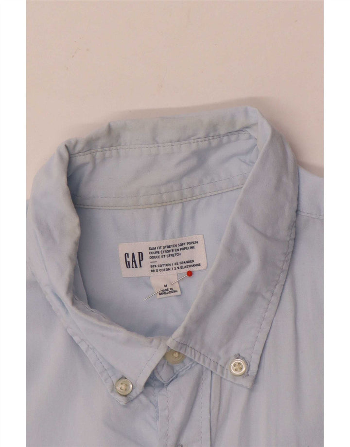 Gap Chemise Slim Fit Homme Bleu Moyen Coton