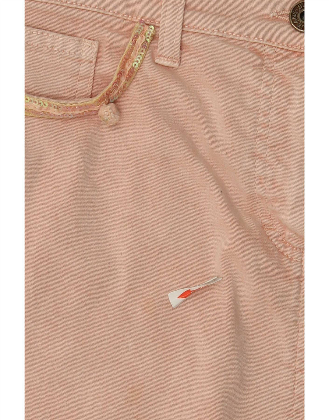 Blumarine Femme Jupe En Jean IT 42 Moyen W30 Rose Coton