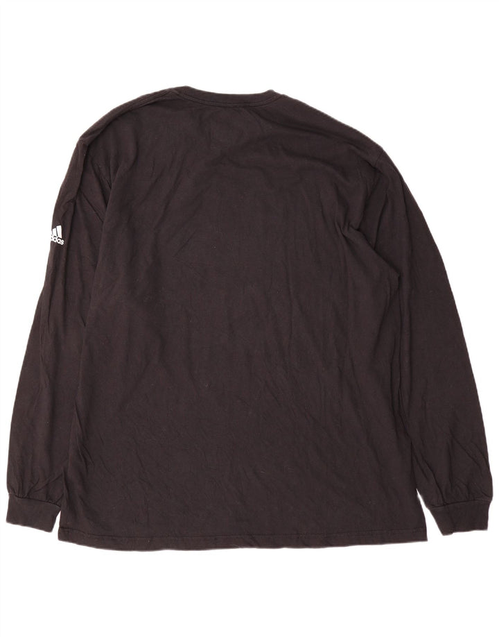 Adidas Haut graphique à manches longues pour homme en coton noir 2XL