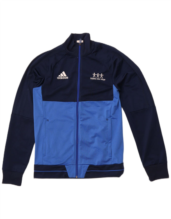 ADIDAS Veste de survêtement pour homme Petit Bleu Marine Colorblock Polyester