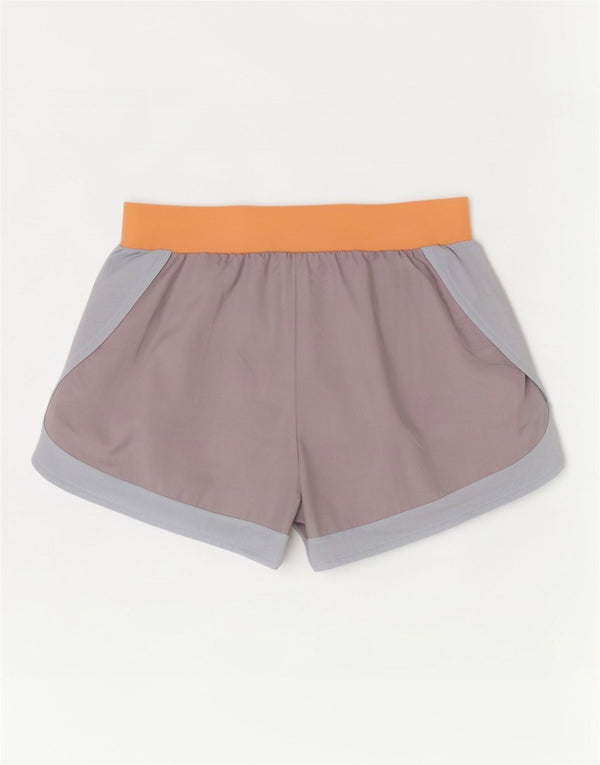 Asics Short de sport pour femme UK 12 Medium Multicolore Colourblock Polyester