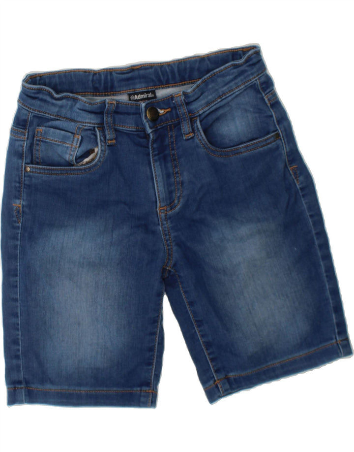 ADMIRAL Boys Denim Shorts 9-10 Years W25  Navy Blue Vintage Admiral and Second-Hand Admiral from Messina Hembry 