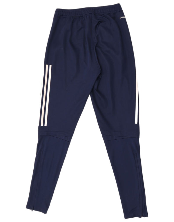 Adidas Pantalon de survêtement Aeroready pour femme UK 6 XS Bleu marine Polyester