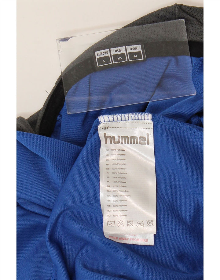 Hummel Pull à capuche graphique homme petit bleu polyester