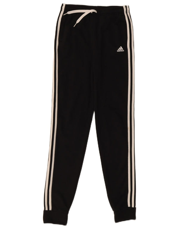 Adidas Pantalon de Survêtement Fille Joggers 13-14 Ans W24 L29 Noir Coton