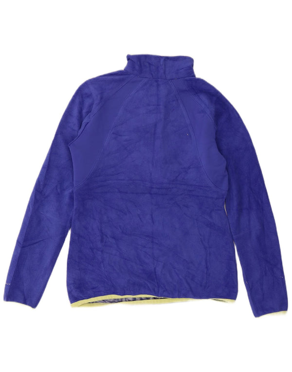 Columbia Pull polaire Omni-Heat à col zippé pour femme UK 10 Petit Bleu Polyester